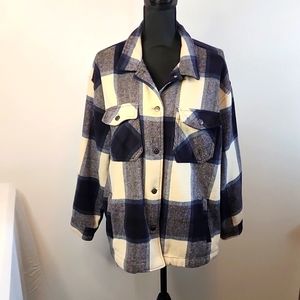 Ashley oversized womens shacket size M